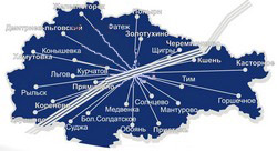 Карта газификации курской области